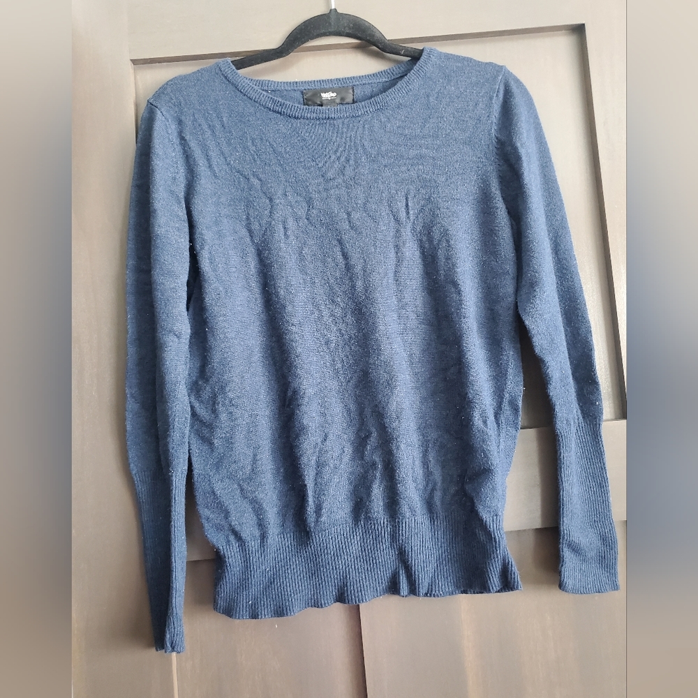 Size large Mossimo long sleeve navy shirt